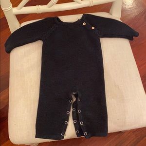 Zesst Baby Boy’s Navy Sweater Romper